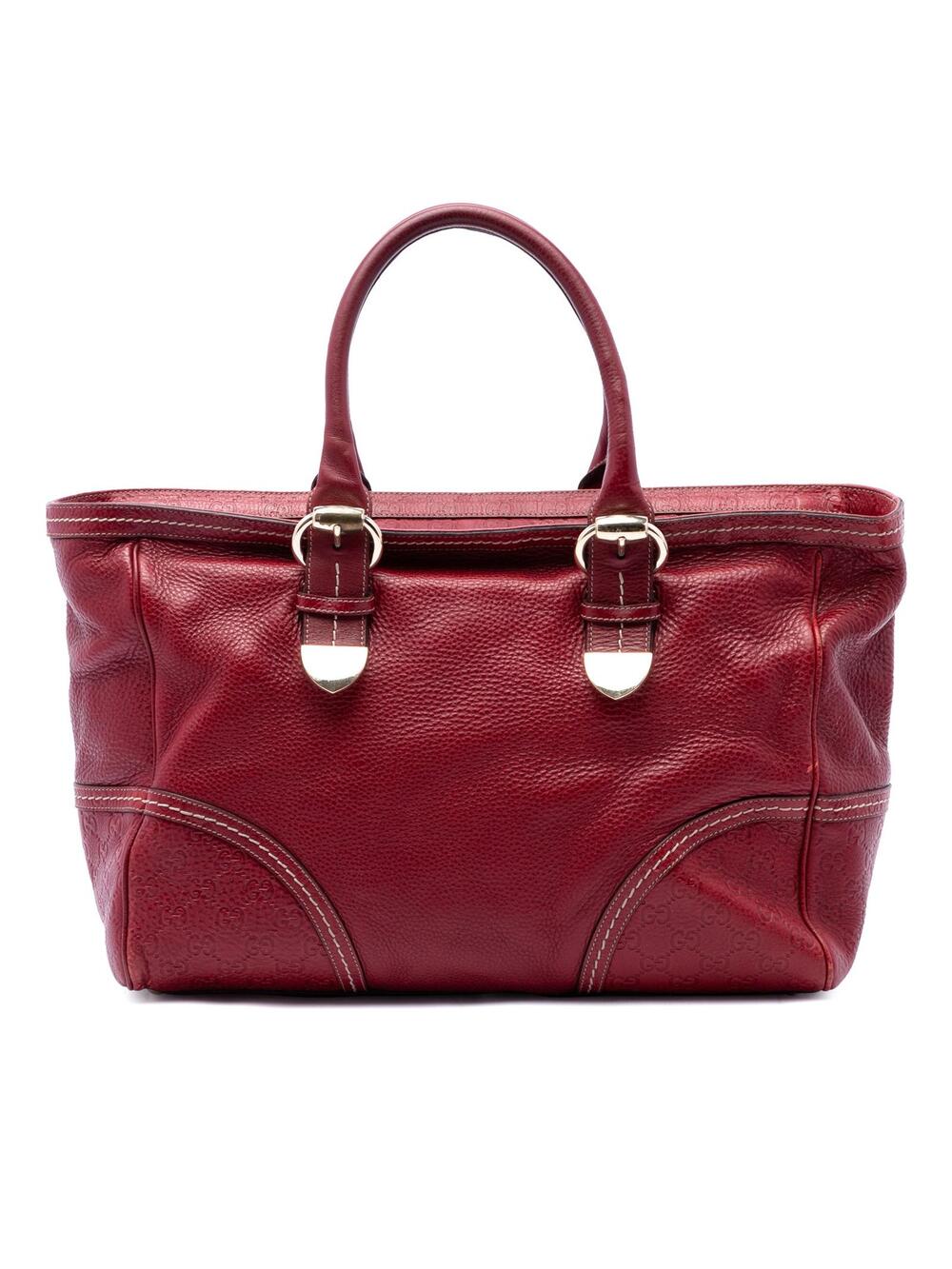 Gucci Ssima Trimmed Calfskin Signoria #358229G54B